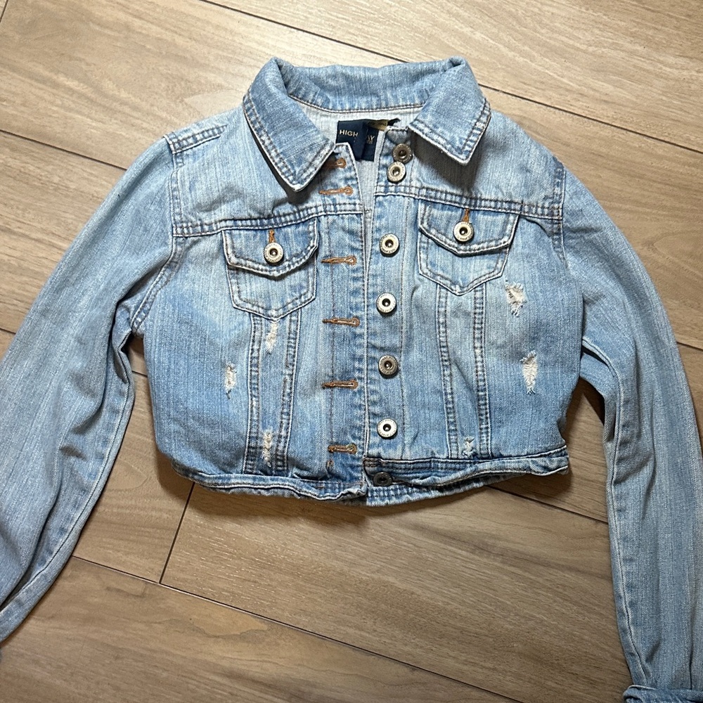 Hollister Light Blue Kids Jean Jacket